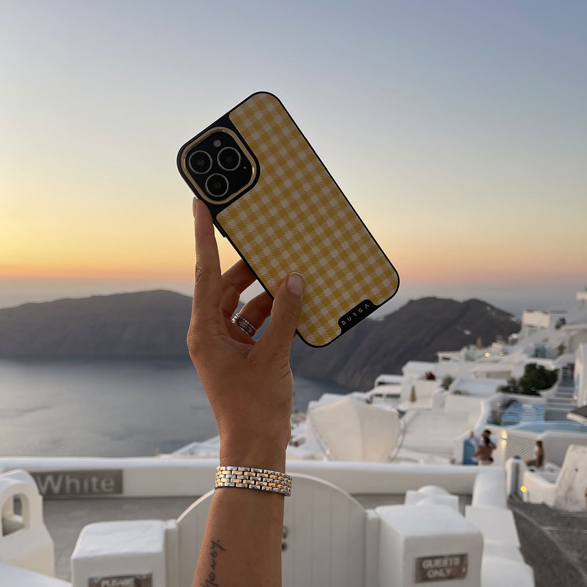 Tuscan Sun - Yellow Plaid Samsung Galaxy Z Fold 8 Case
