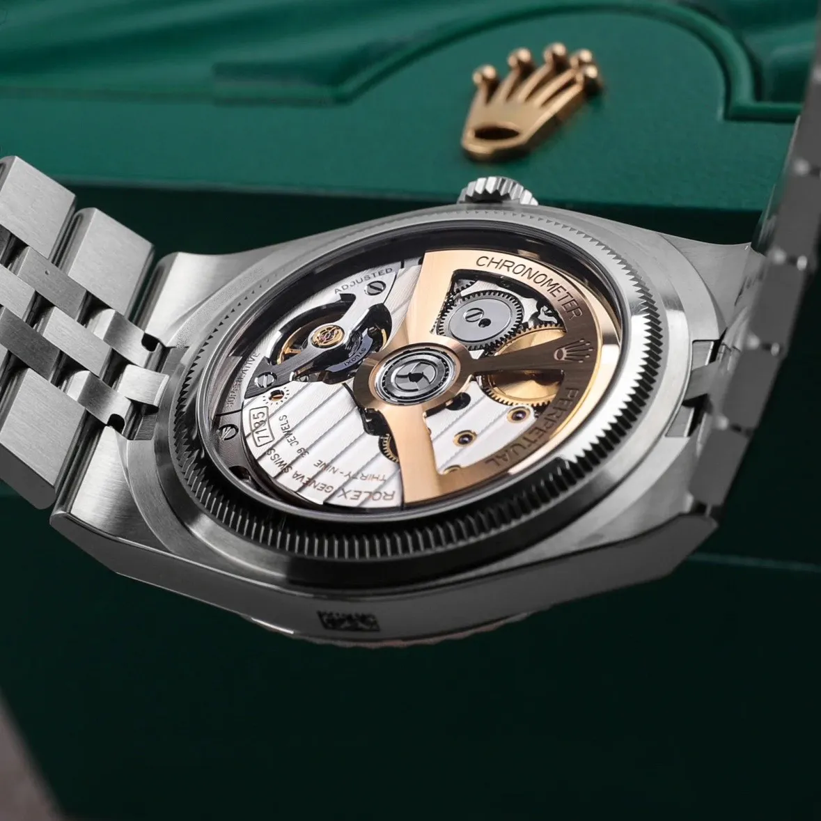 Land-Dweller 40 mm 127334 – Luxusuhr aus Oystersteel & Weißgold