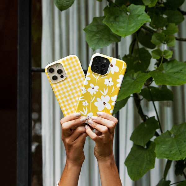 Tuscan Sun - Yellow Plaid Samsung Galaxy S26 FE Case