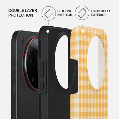 Tuscan Sun - Yellow Plaid Xiaomi 17 Ultra Case