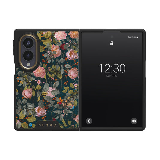 Bloomy Garden - Vintage Samsung Galaxy Z Fold 8 Case