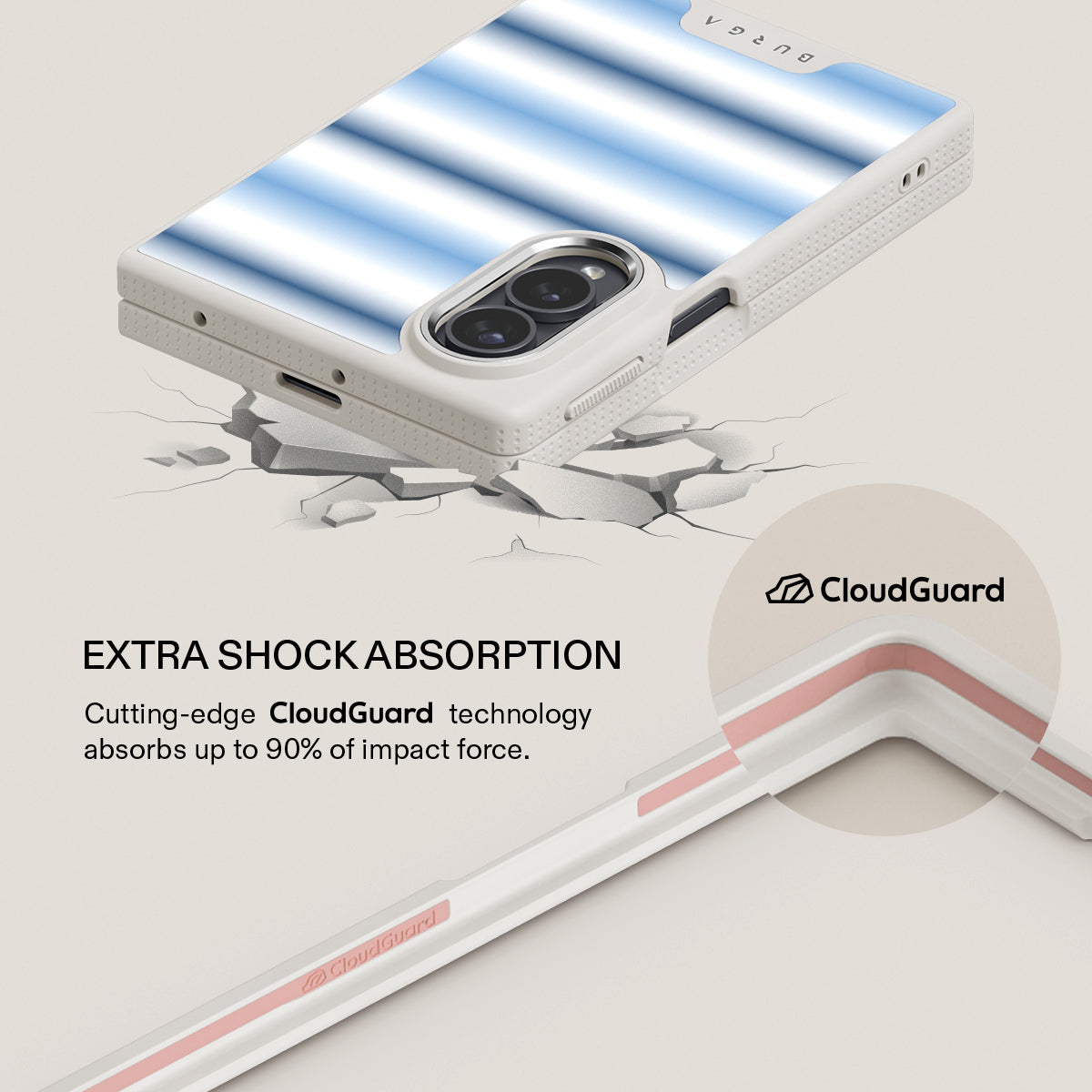 White Noise - Samsung Galaxy Z Fold 8 Case