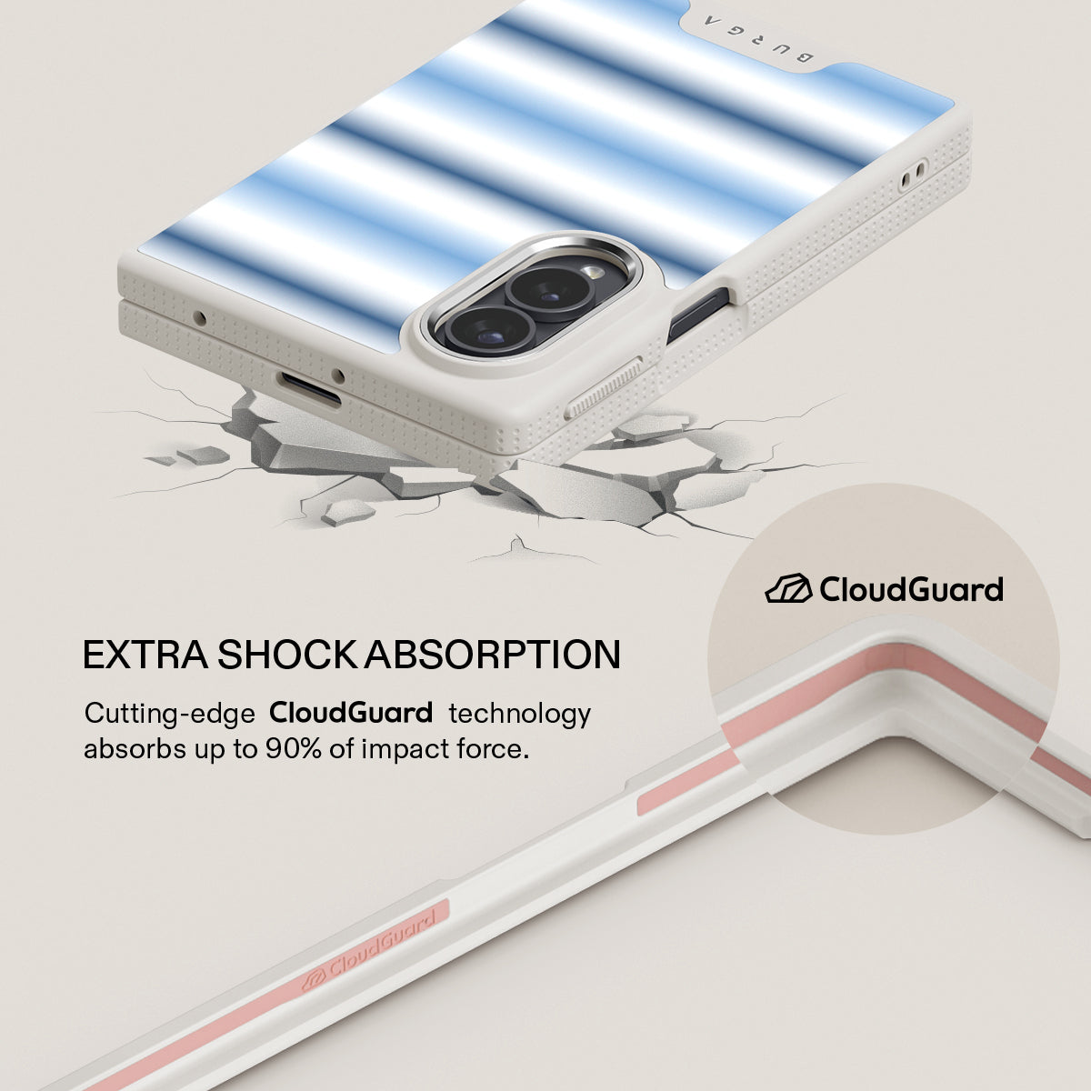 White Noise - Samsung Galaxy Z Fold 8 Case