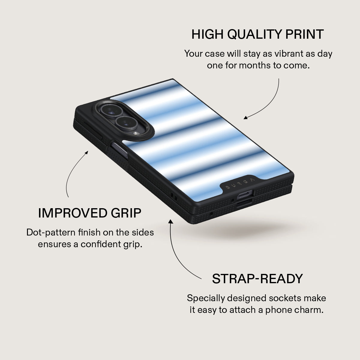White Noise - Samsung Galaxy Z Fold 8 Case