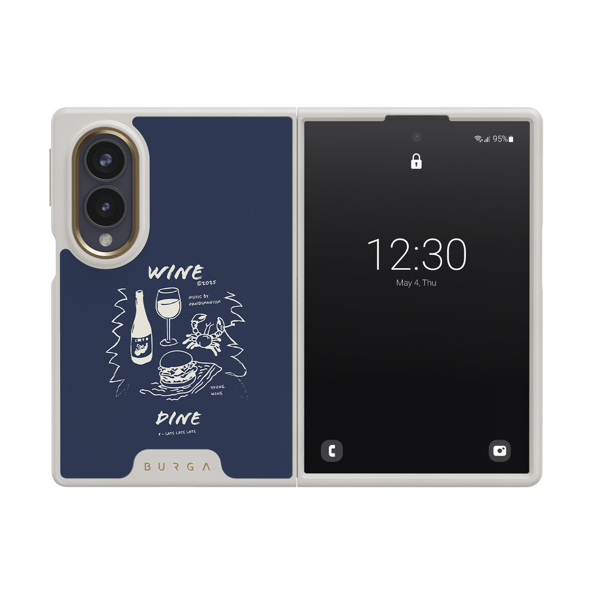 Wine & Dine - Samsung Galaxy Z Fold 8 Case