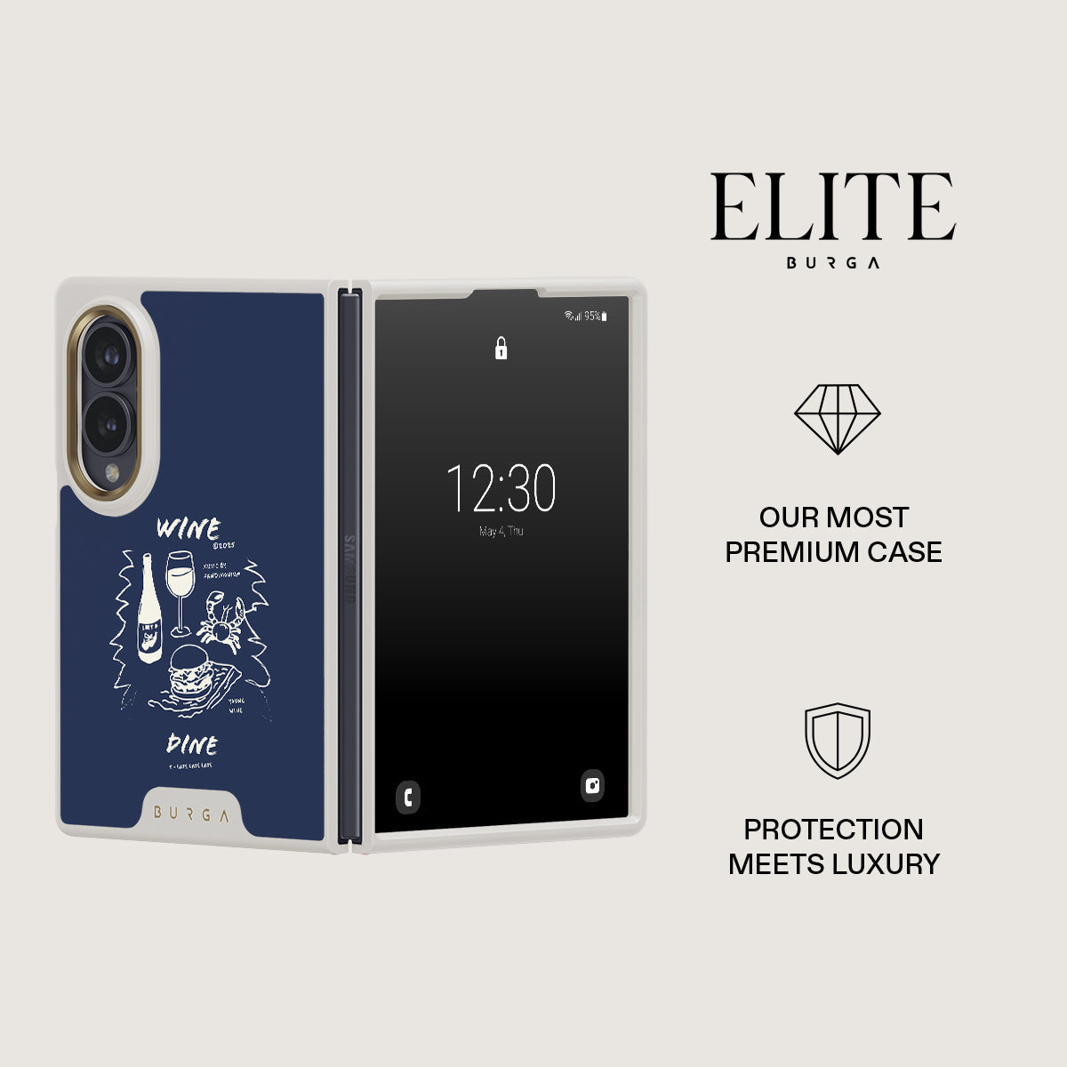 Wine & Dine - Samsung Galaxy Z Fold 8 Case
