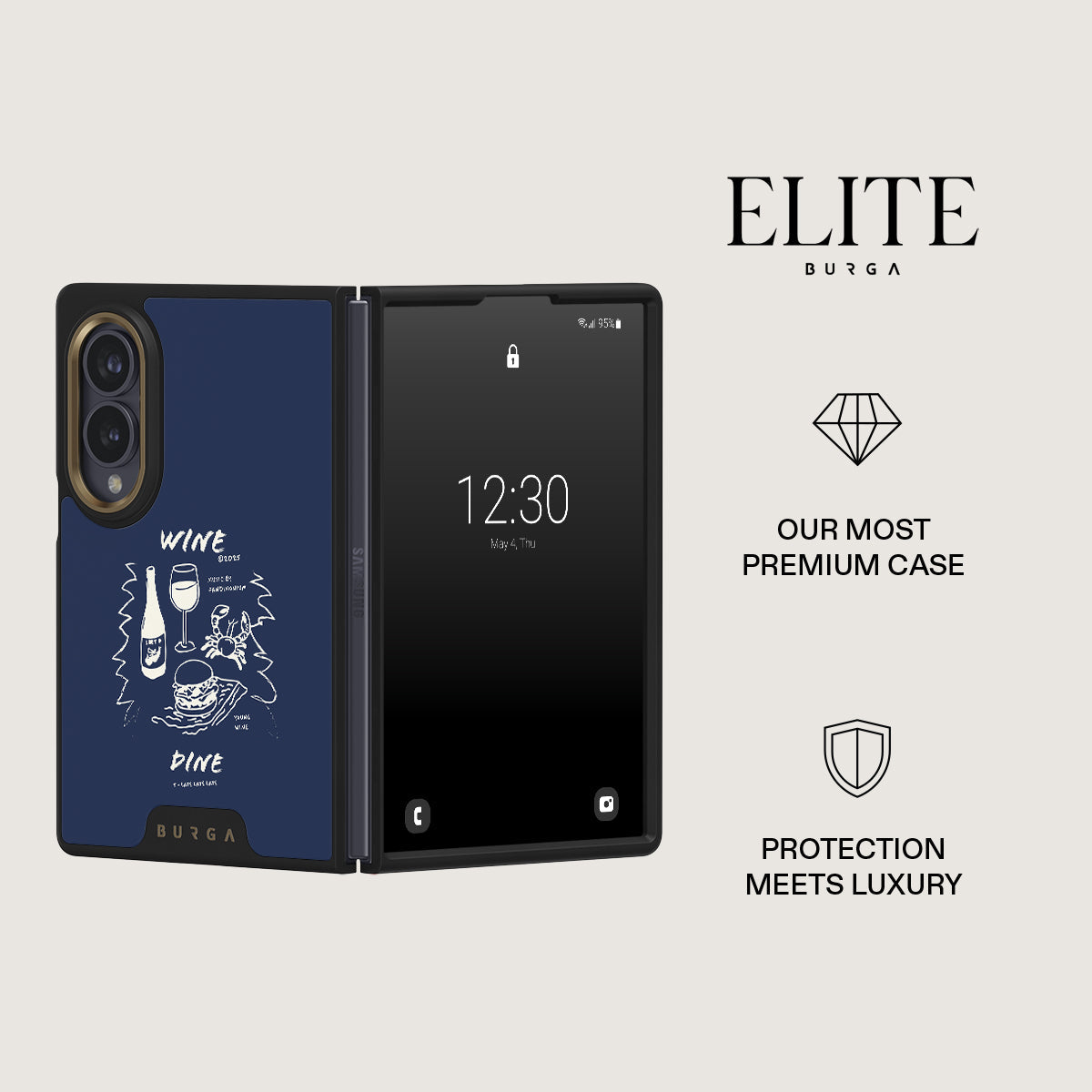 Wine & Dine - Samsung Galaxy Z Fold 8 Case