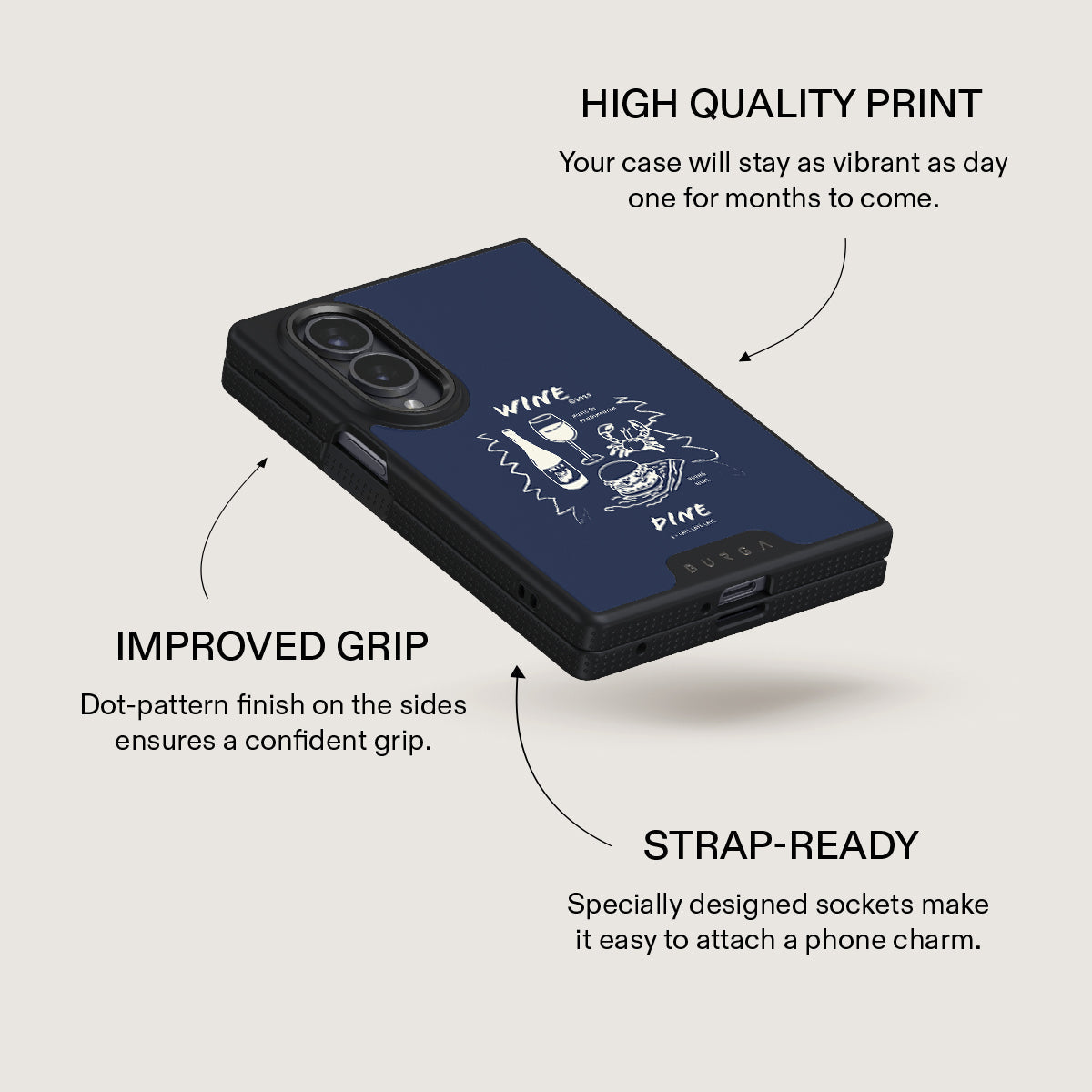 Wine & Dine - Samsung Galaxy Z Fold 8 Case