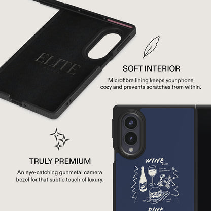 Wine & Dine - Samsung Galaxy Z Fold 8 Case