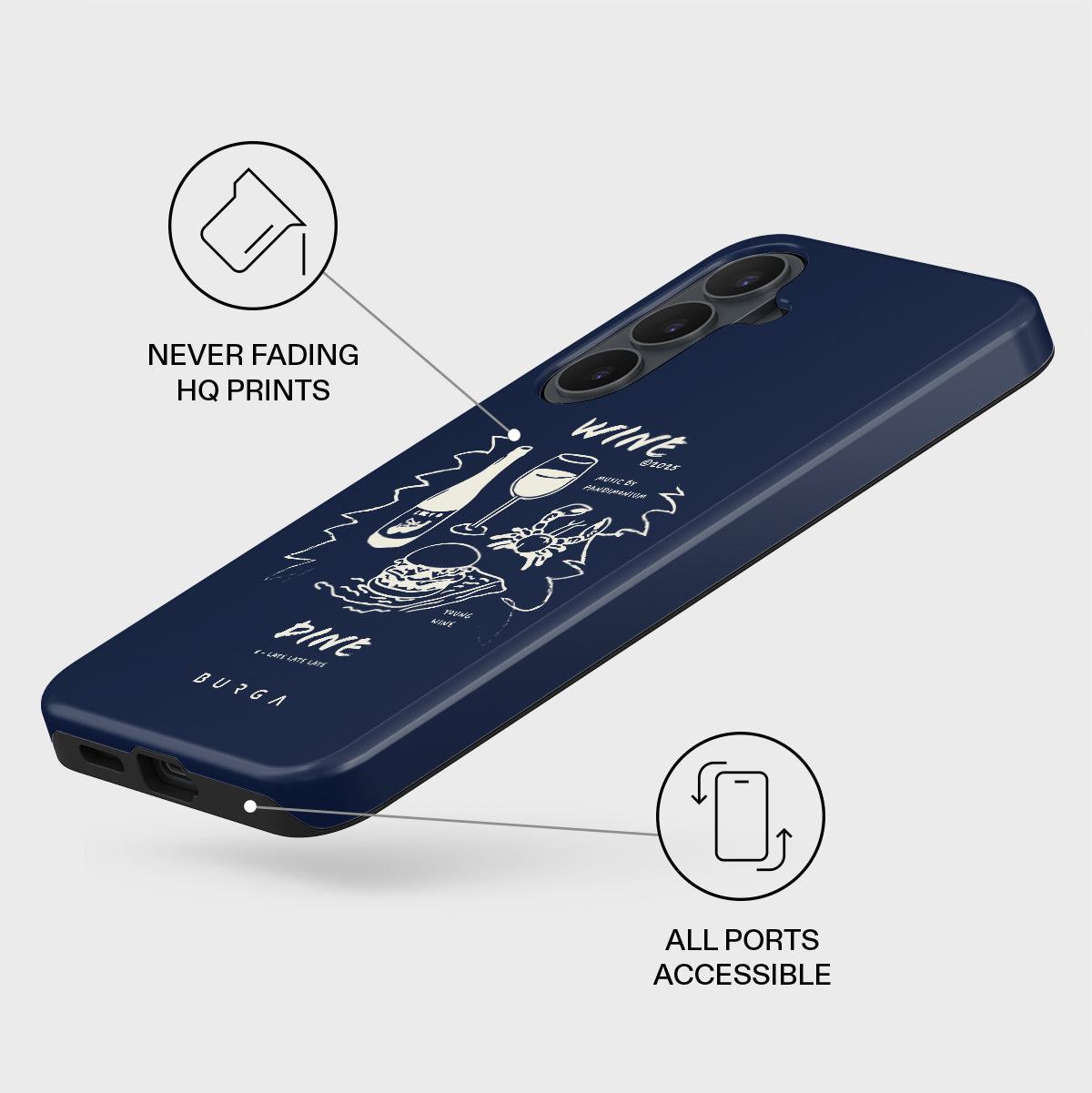 Wine & Dine - Samsung Galaxy S26 FE Case