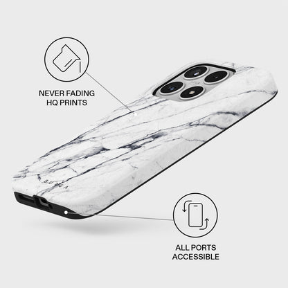 Satin White - Marble Xiaomi 17 Case