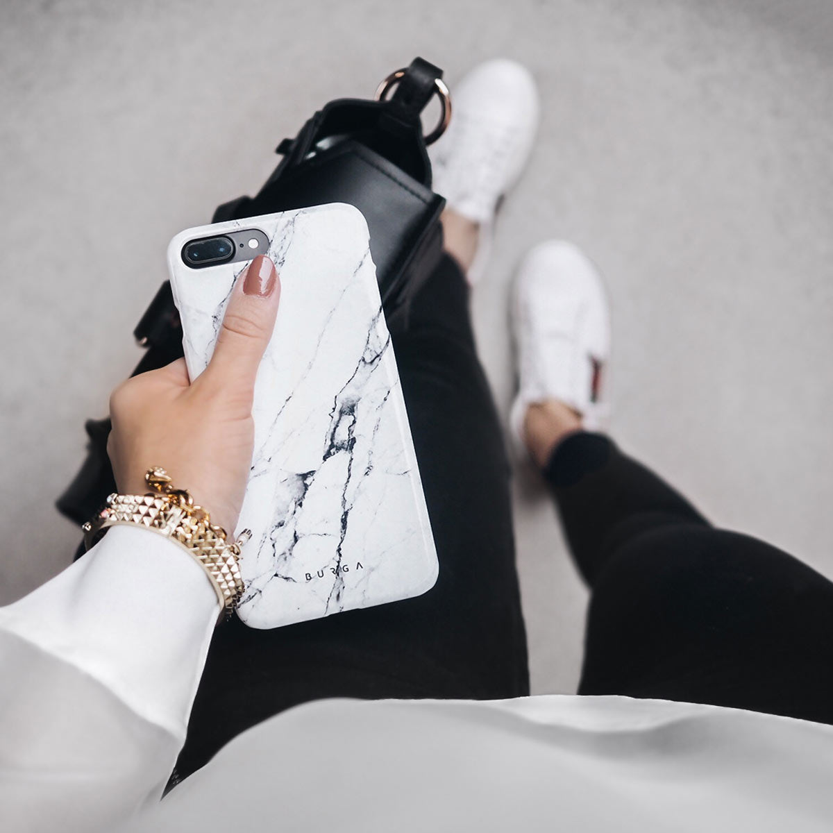 Satin White - Marble Xiaomi 17 Case
