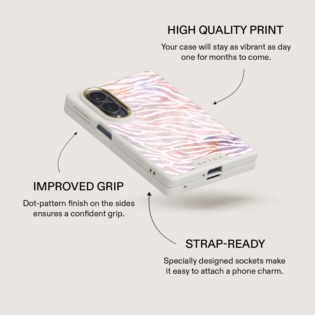 Sultry July - Zebra Samsung Galaxy Z Fold 8 Case