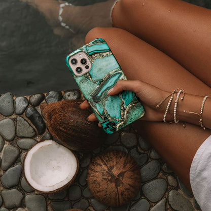 Ubud Jungle - Turquoise Samsung Galaxy S26 FE Case