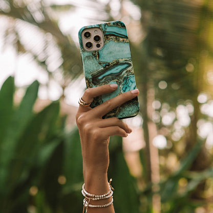 Ubud Jungle - Turquoise Samsung Galaxy S26 FE Case