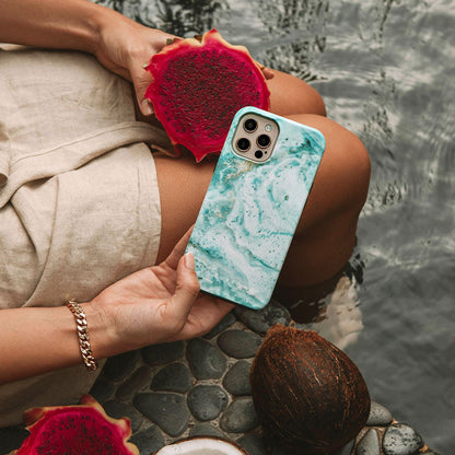 Uluwatu Waves - Teal Xiaomi 17 Case