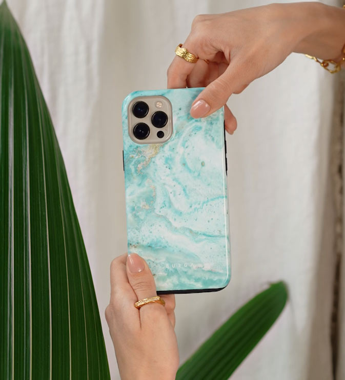 Uluwatu Waves - Teal Xiaomi 17 Case