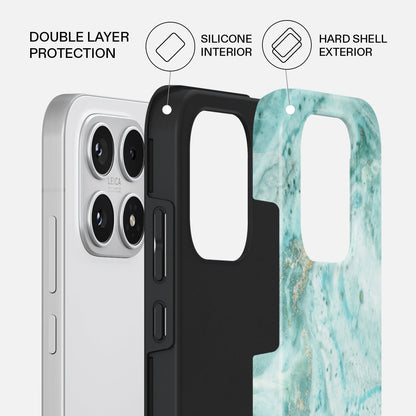 Uluwatu Waves - Teal Xiaomi 17 Case