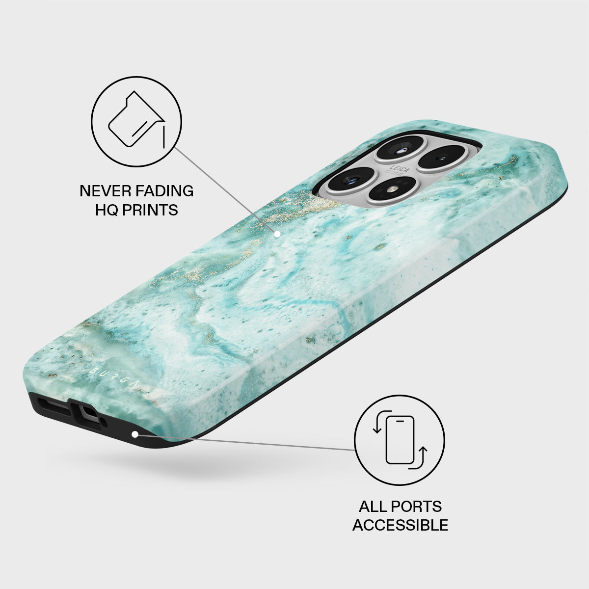 Uluwatu Waves - Teal Xiaomi 17 Case