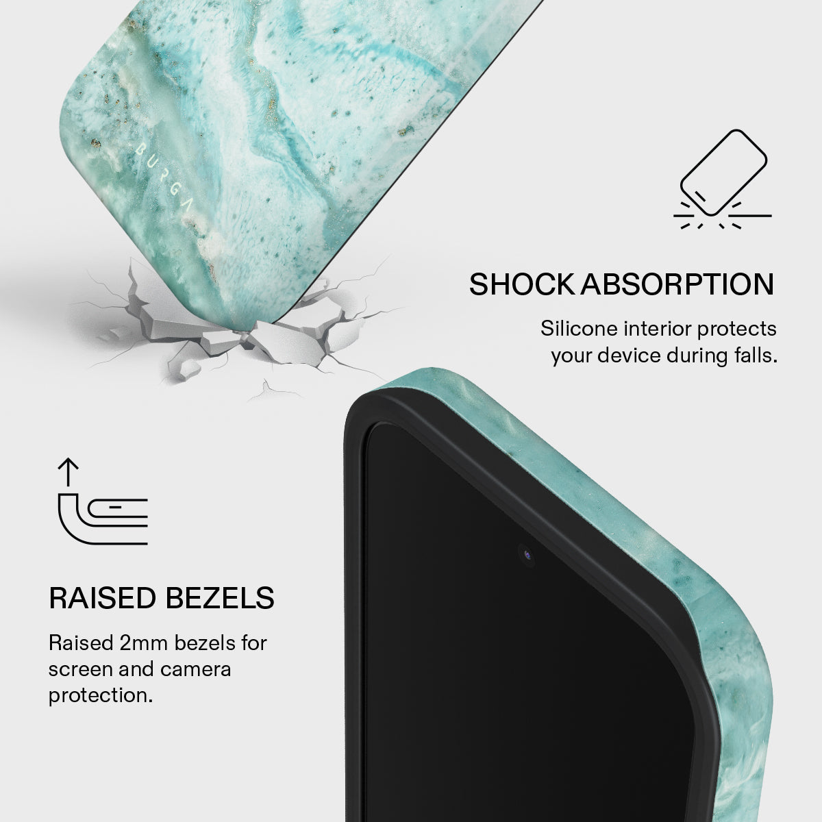 Uluwatu Waves - Teal Xiaomi 17 Case