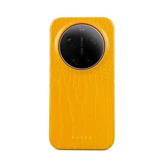Canary Yellow - Snake Skin Xiaomi 17 Ultra Case