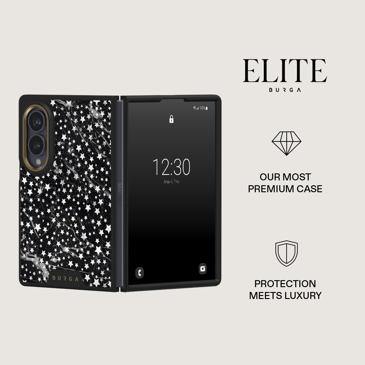 Starry Night - Stars Samsung Galaxy Z Fold 8 Case