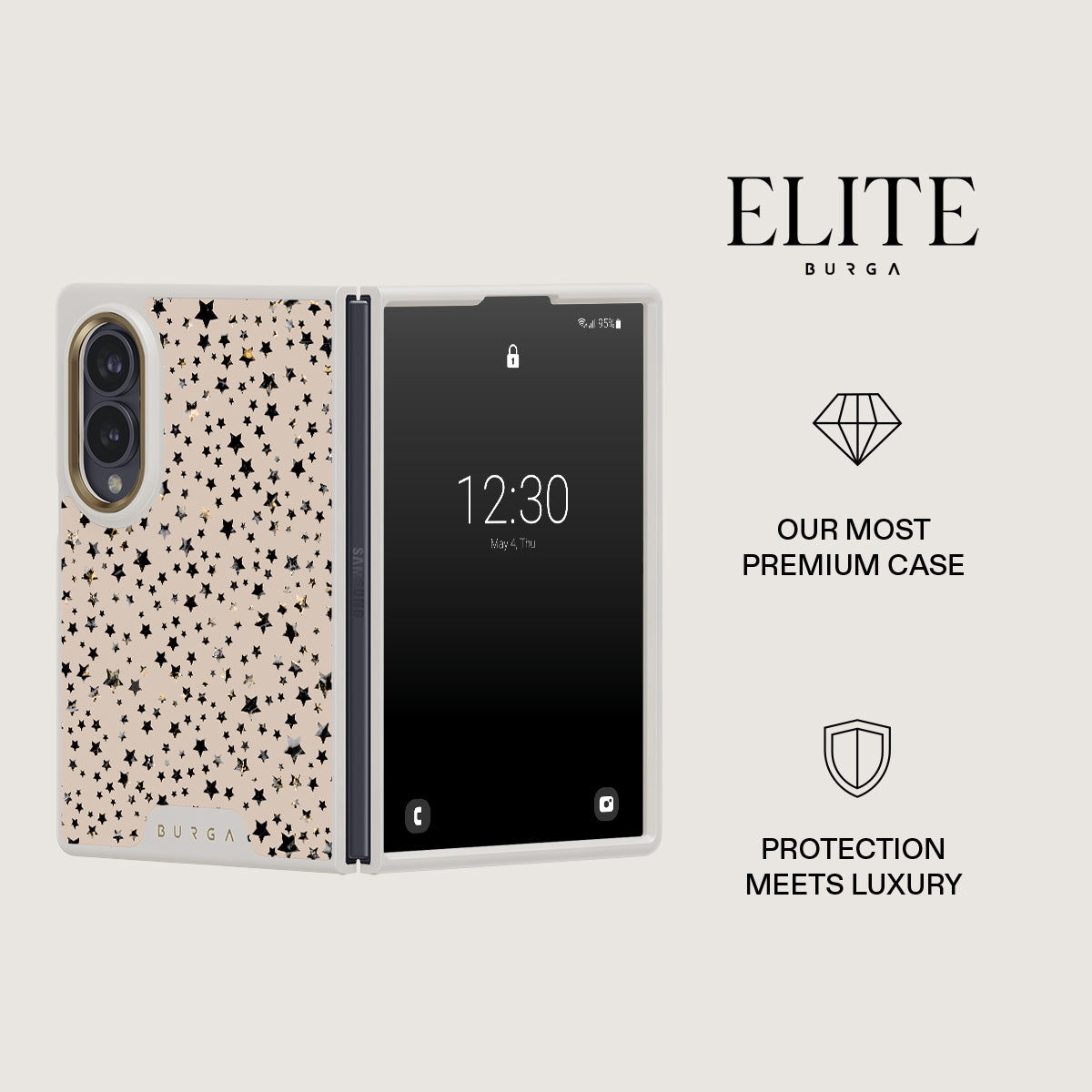 Sparkling Tiara - Stars Samsung Galaxy Z Fold 8 Case